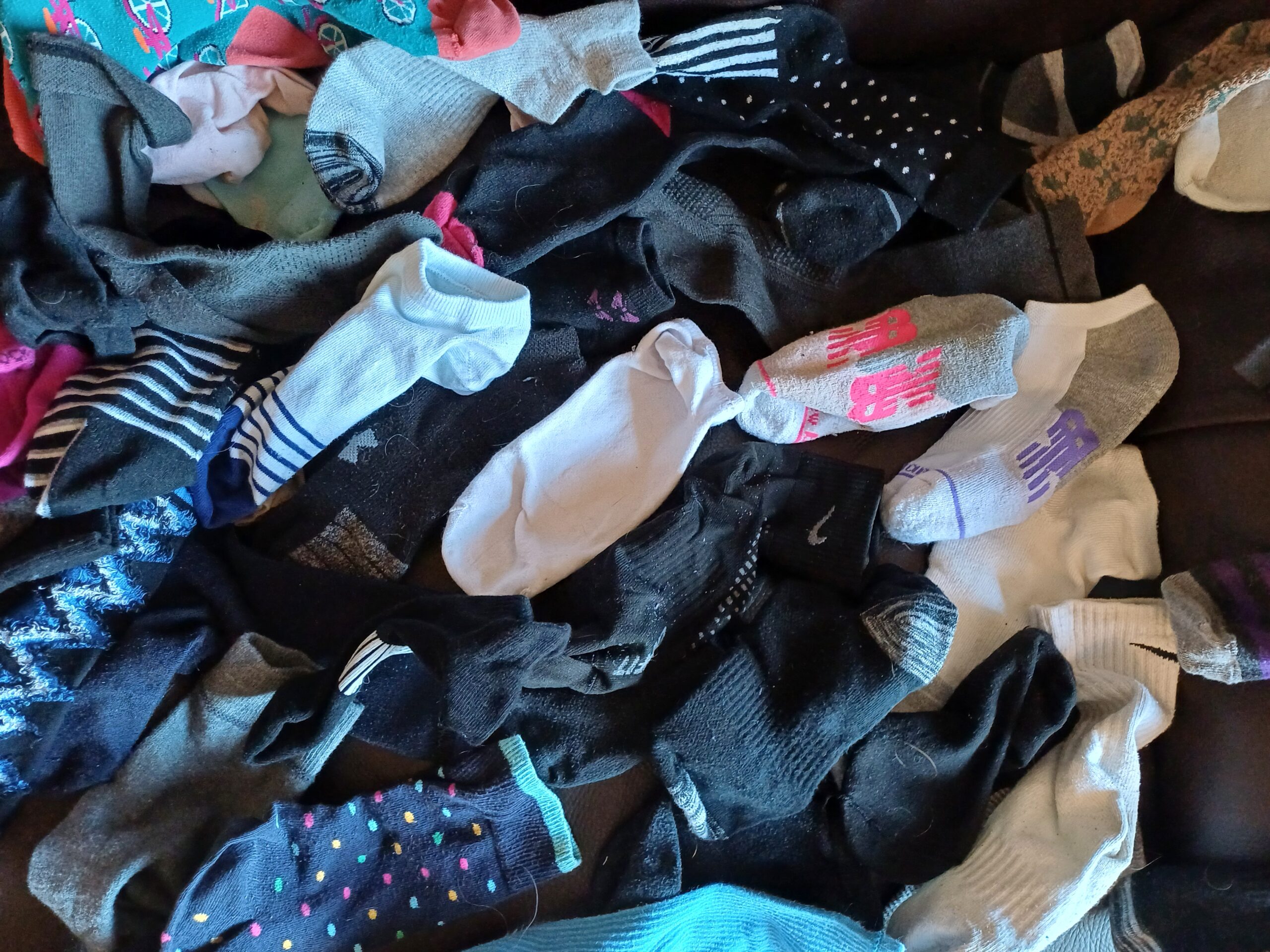 Socks - can you see any matching patterns?